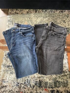Hollister Skinny Jeans Bundle - Light Blue & Charcoal